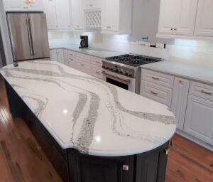polish quartz countertop