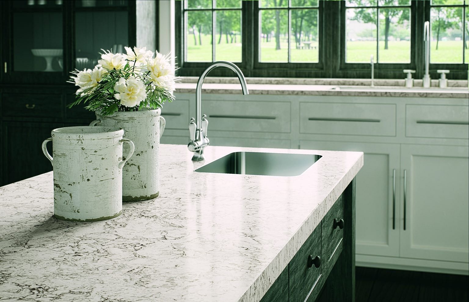 quartz countertop material