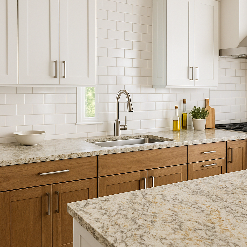 Best Color Backsplash for Terra Luna Quartz Countertops
