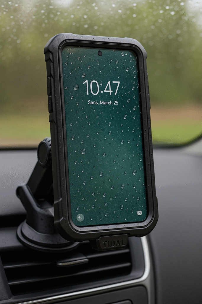 How to Install Tidal Waterproof Car Samsung S24 Phone Case