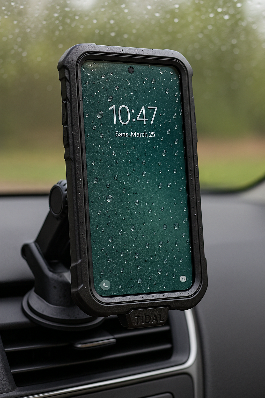 How to Install Tidal Waterproof Car Samsung S24 Phone Case