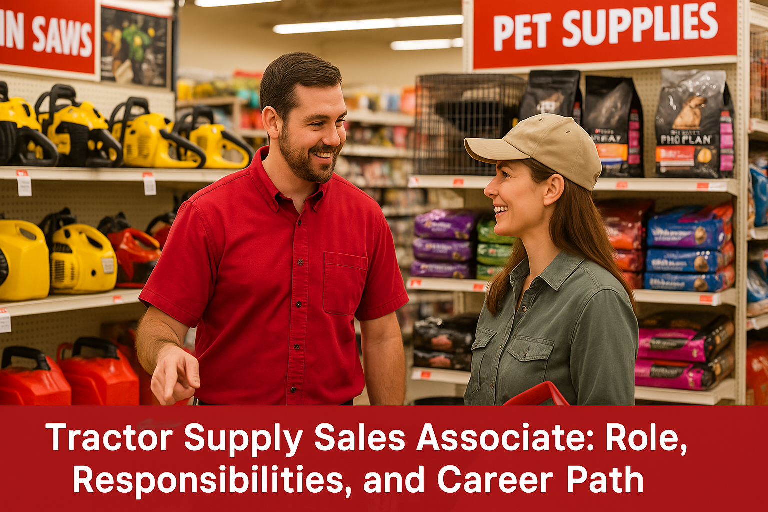 Tractor Supply Sales Associate Job Description