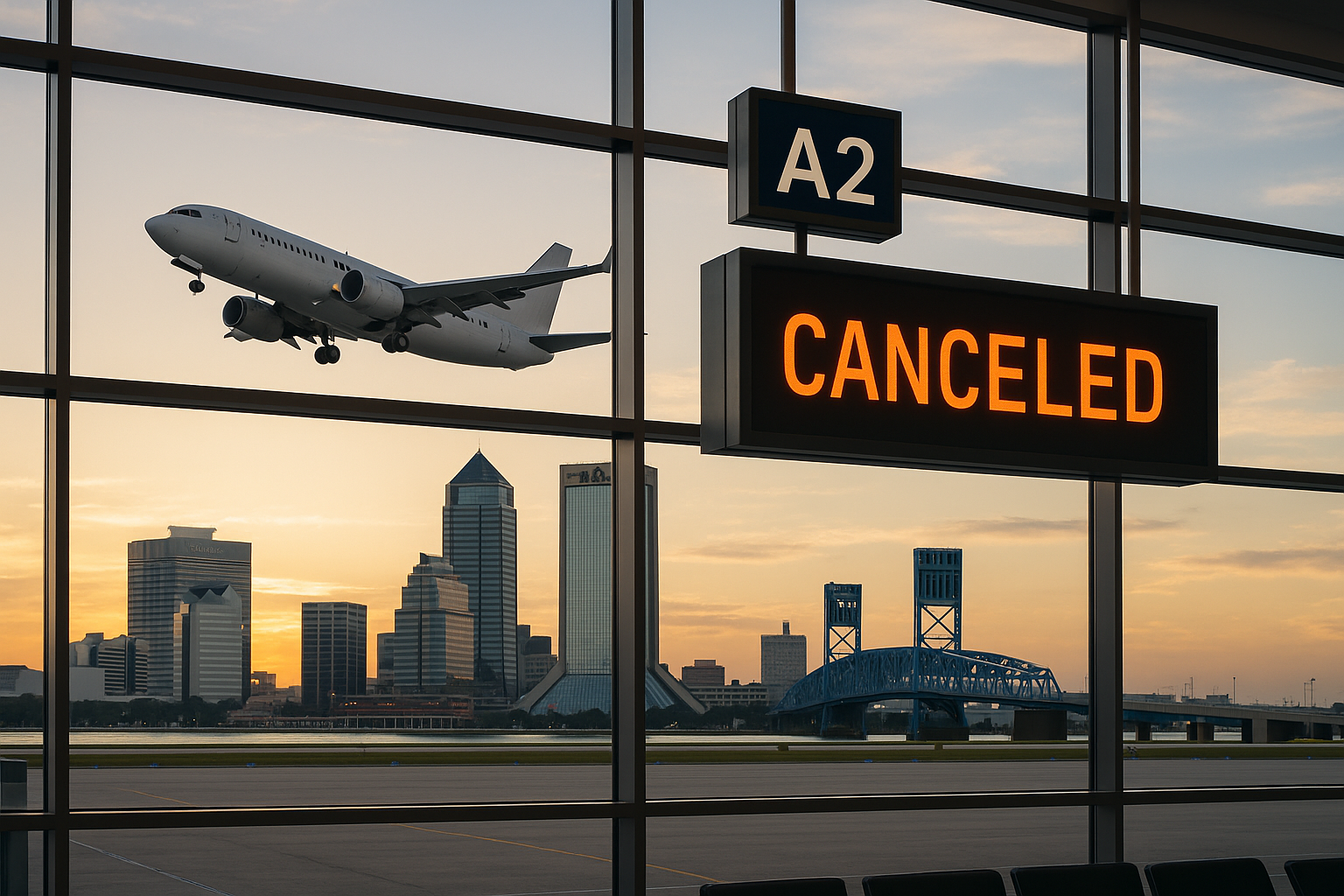 jacksonville flight discontinuations
